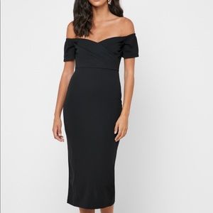 TOPSHOP Bardot Wrap Dress